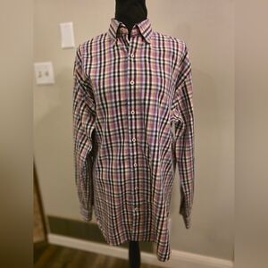 Peter Millar Men's Multicolor Plaid Shirt